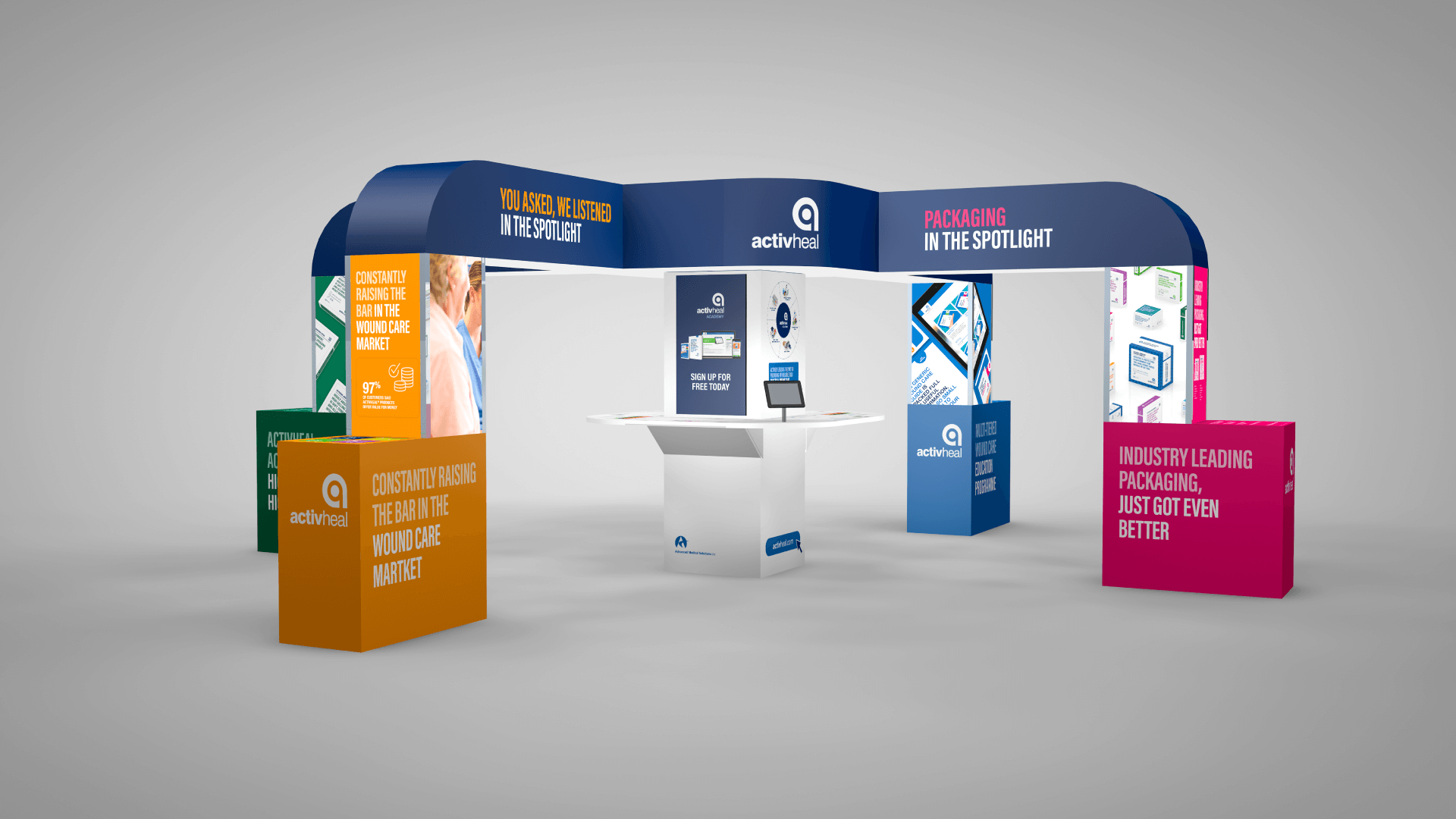 exhibition stand for event
